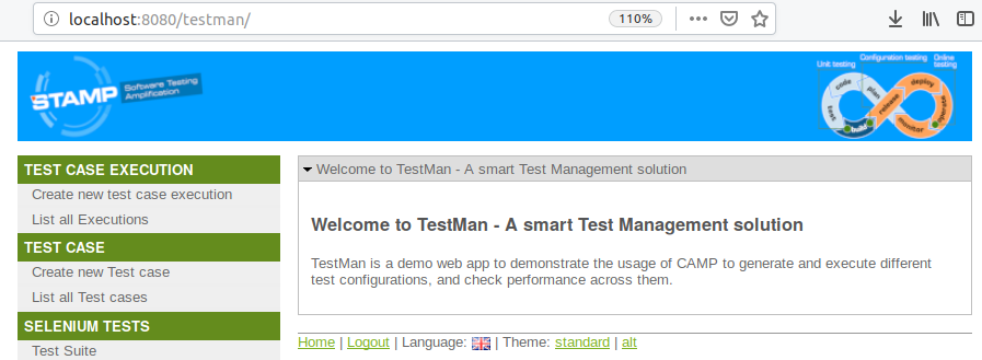 Testman Homepage